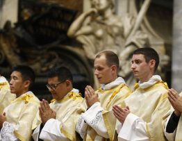 Educational diversity, Eucharistic devotion are strong features of 2023 class of new priests, report says