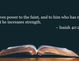 your daily bible verses isaiah 4029