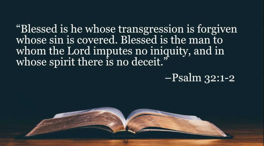 Your Daily Bible Verses — Psalm 32:1 2